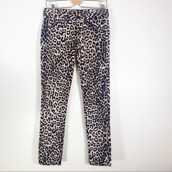 RAG & BONE ANIMAL PRINT BOYFRIEND JEANS - Picture 2 of 8